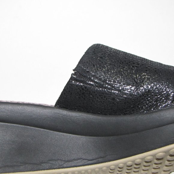 Easy Spirit Antigravity Black Sparkly Wedge Mule - Picture 8 of 8